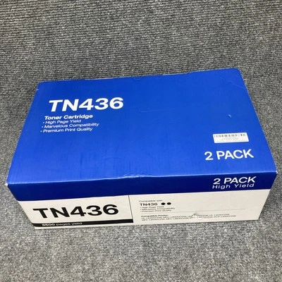 2PK TN-436 Toner TN433 For Brother HL-L9310CDW HL-L8360CDW MFC-L8900CDW BLACK - Image 1 of 4