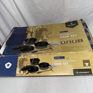 Stansport Pre-Seasoned Cast Iron Cook Set 6 Piece Set - Picture 1 of 10