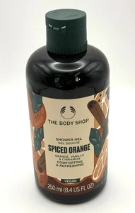 The Body Shop Spiced Orange Shower Gel Wash Vanilla Cinnamon 250ml Discontinued - Picture 1 of 10