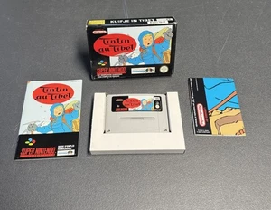 SNES Super Nintendo TinTin au Tibet mit OVP und Anleitung   - Bild 1 von 13