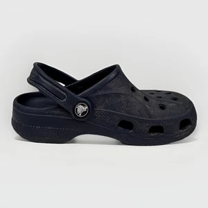 Crocs Junior Größe 2 J2 klassisch marineblau Crocband Clog Schuhe wasserfreundlich - Bild 1 von 5