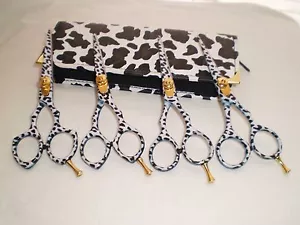 JUEGO DE 4 PIEZAS DE 4 PIEZAS DE HOJA DE AFEITAR CON FILO DE HOJA DE AFEITAR LEOPARDO ALEMÁN TIJERA DE AFEITAR - Imagen 1 de 5