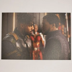 Marvel Black Panther Postkarte MCU T'Challa Erik Killmonger Chadwick Boseman - Bild 1 von 2