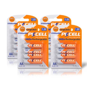 16x AA 2500mWh 1.6V NiZn Rechargeable Batteries for RC Car Toys Flashlights CA - Picture 1 of 7