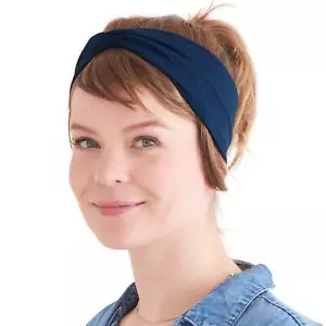 Womens Headband Wrap Bandana - Stretch Elastic Yoga Workout Running Head band... - Picture 1 of 8