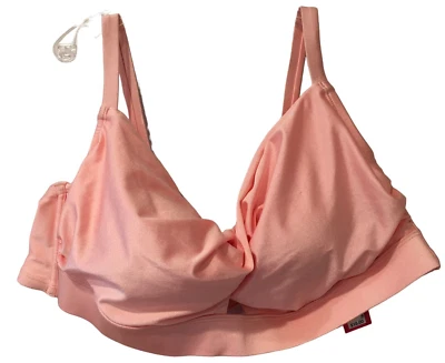 Xhilaration New Women's Size 2X Pink Padded Twisted Front Adjustable Strap Swim - Image 1 of 4