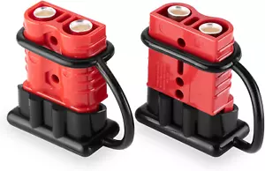 2-4 Gauge Battery Quick Connect Disconnect Electrical Plug Kit 175 Amps Wire ... - Picture 1 of 8