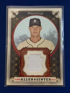 ⚾ Camiseta de béisbol 2023 Topps Allen & Ginter reliquia #AGRB-MMA Matt MANNING ⚾ - Imagen 1 de 2