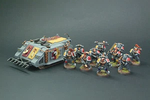 TMC Painted Space Wolves Rhino & 10X Squad, Pintado por TMC Team - Imagen 1 de 2