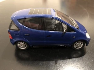 Herpa Mercedes Benz A Klasse Class Blue Diecast Model Car - Scale 1:43 - Picture 1 of 6