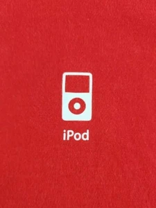 VINTAGE American Apparel Apple IPod Shirt Mens Medium Red Promo Store Adult A29 - Picture 1 of 10