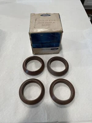 4 juntas de colector de escape Pinto 2,0 L OEM NUEVO DE STOCK Ford D1FZ-9450-A 1971-74 Foto 1 de 4