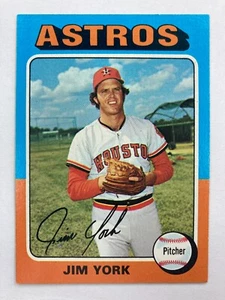 1975 Topps #383 Jim York (Houston Astros) CENTERED! - Picture 1 of 2