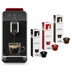 Caffitaly System Macchina da Caffe' Luna S32R Rossa e nera con Omaggio - Foto 1 di 5