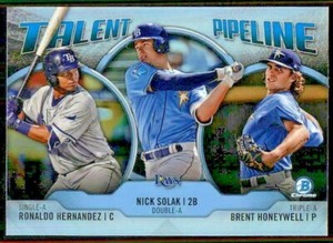 2019 BOWMAN CHROME TALENT PIPELINE TP-RONALDO HERNANDEZ NICK SOLAK HONEYWELL 
