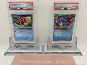 Carta Pokemon PSA10 Magikarp Gyarados Master Ball Reverse Holo 151 SV2a spedizione veloce - Foto 1 di 2