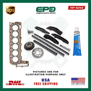 Timing Chain Kit + Head Gasket for BMW 3.0 D N57D30 Engine - Picture 1 of 1