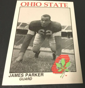 James Parker Kroger & WBNS 10 TV Football Oddball Card Ohio State Buckeyes RARE - Bild 1 von 1