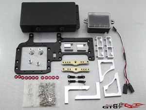 GTBracing LOSI 5IVE T Carbon Dual steering Servos conversion with Large Battery - Bild 1 von 4