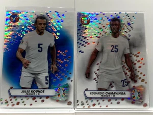 2x France Topps Pristine Euro 2024 - JULES KOUNDE /75 + Camavinga - Numerado - Imagen 1 de 4