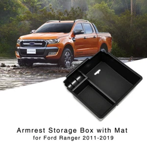 For Ford Ranger 2011-2018 Armrest Storage Box Central Console Organizer Tray - Picture 1 of 10