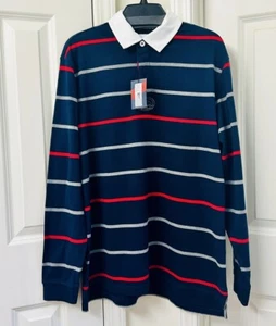 Roundtree & Yorke Trademark Herren Langarm Poloshirt, Größe M - Bild 1 von 3
