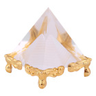 Small Egypt Crystal Pyramid Ornament Decor Energy Healing Feng Shui Gifts EJJ