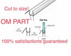 CRL CLEAR CUT TO SIZE SHOWER DOOR REPLACEMENT SWEEP, WIPE, SEAL For 3/8 Glass