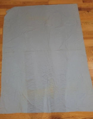 Vintage Mint Green Chenille Full/Queen Cotton Fringed 112 in x 98 in - Image 1 of 4