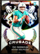 2020 Panini Rookies & Stars Crusade White Prizm CR22 Tua Tagovailoa Rookie RC SP