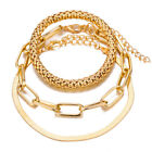 3PCS/Set Fashion Thick Chain Link Bracelets Bangles For Women Vin-au
