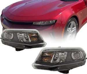 For Chevrolet Camaro 2016-2018 Left&Right Sides Halogen Headlight with Bulb DOT - Picture 1 of 9