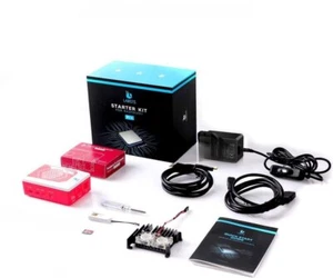 Raspberry Pi 4 Model B Starter Kit 8GB RAM + 128GB SD Karte | Gehäuse und Lüfte - Bild 1 von 3