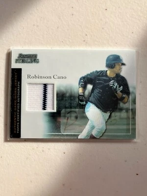Bowman Sterling Robinson Cano 2004 #BS-RC PA (autógrafo descolorido con una historia) Foto 1 de 2