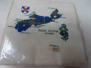 Vintage NOVA SCOTIA Unopened Pkg Paper Cocktail Luncheon Napkins (16) - Picture 1 of 2