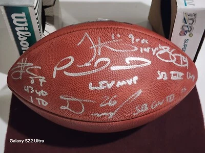 Kansas City Chiefs Best Performers Múltiples Autógrafos Super Bowl LIV Fútbol Foto 1 de 4