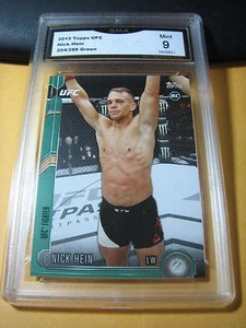 Nick Hein 2015 Topps UFC Chronicles Green # 204/288 Graded 9 L@@K - Bild 1 von 1