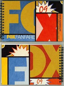 Fox Fanfare 2009 SDCC Exclusive Autograph Book Simpsons 24 Futurama Glee Bones +