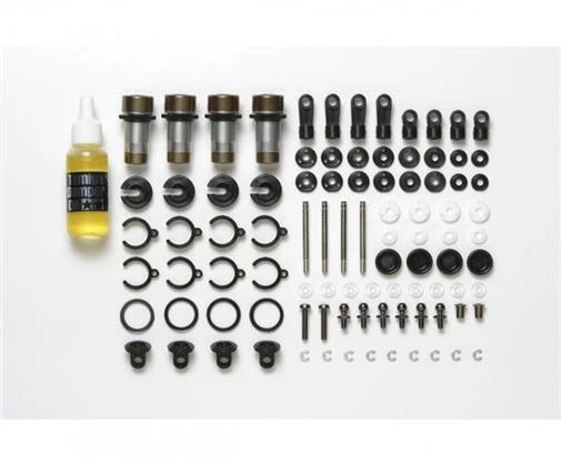 TAMIYA CC-01 Ensemble De Amortisseurs À Huile En Aluminium (4) / 300054541 - Photo 1/1