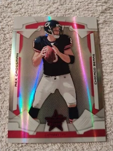 2008 REX GROSSMAN LEAF RS NFL RED LONGEVITY CARD /249 CHICAGO BEARS FLORIDA - Picture 1 of 2