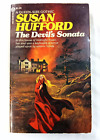 The Devil's Sonata by Susan Hufford (1976) Queen-Size Gothic Horror Vintage PB