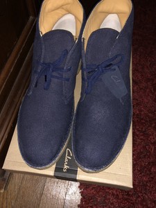 clarks blue boots