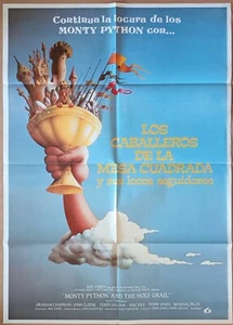 Monty Python and the Holy Grail ORIGINAL Spanish '75 1sh POSTER Terry Gilliam - Imagen 1 de 1
