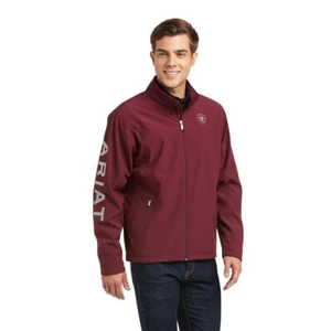 Ariat Team Logo Softshell Jacket - Red (Pomegranate) - Picture 1 of 3