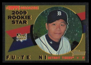 2009 Topps Heritage Fu-Te Ni  Rookie Chrome #'d /1960 CHR184 Detroit Tigers
