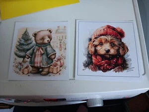 2X HOJAS BRILLANTES PARA ÁLBUM DE RECORTES/TARJETA DE DISEÑO NUEVAS 15X15 CM (Z60) - Imagen 1 de 1