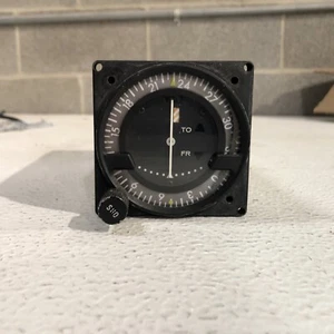 King Radio Corp KI-201C Course Select Indicator P/N 066-3008-02 Aviation Gauge  - Foto 1 di 5