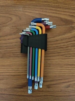 TOOGOND 9 Pcs Torx TRX Star,Full Set  T10, T15, T20, T25, T27, T30, T40,T45, T50 - Image 1 of 4