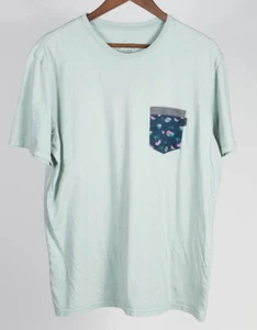 Herren Rip Curl Salzwasser Kultur aquagrün Wassermelone Tasche T-Shirt Large - Bild 1 von 7