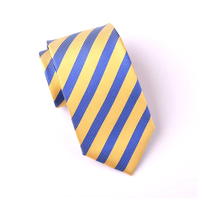 Corbatas a Rayas Ucranianas 3.15" Rayas Azul Amarillo Bandera Corbatas Foto 1 de 4